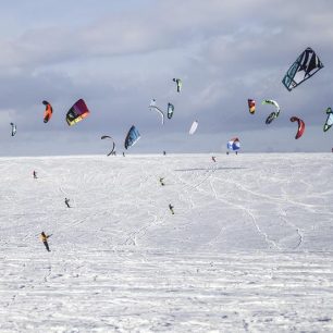 Snowkiting v Obertauern, foto: Milan Hašek (www.milanhasek.com)