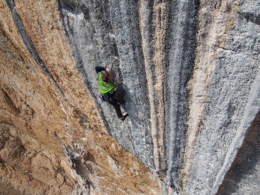 Ondra Beneš ve stěně