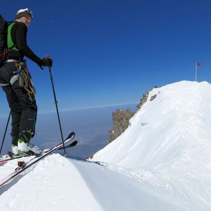 Kousek od vrcholu Erciyes Dag (3 880 m), Turecko