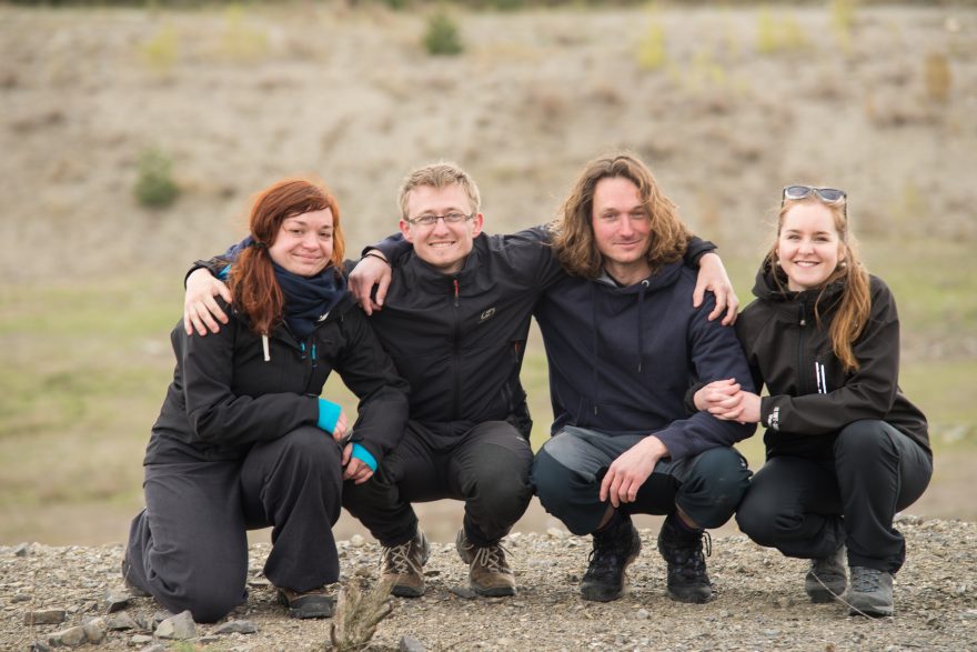 Silvie, Pavel, Jarda a Naty - tým Walk for Help