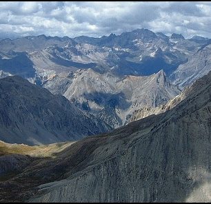 Výhledy do okolí při túře na vrchol Mont Chaberton