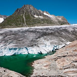 Jezero Märjelensee, Aletschský ledovec