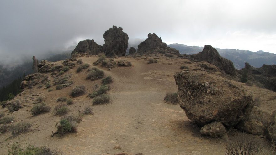 Náhorní planina u Roque Nublo